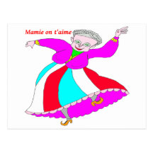 MAMIE ON T AIME 1.PNG CARTE POSTALE