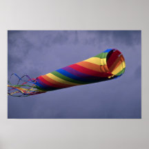 Manche à  air énorme et coloré coloré posters