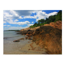 Manchester par la plage rocheuse de mer cartes postales