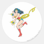 Manchettes de femme de merveille adhésifs ronds