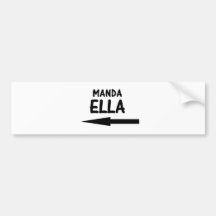 MANDA ELLA.png Adhésif Pour Voiture