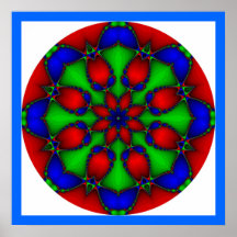 Mandala 1 de fractale posters