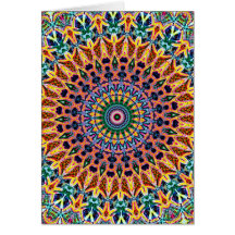 mandala 3 cartes de vœux