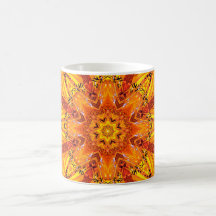 Mandala antique de cristal d'échos tasse à café