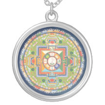 Mandala ARGENTÉ de COLLIER et de PENDENTIF de comp