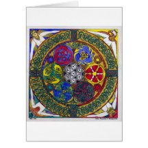 Mandala celtique 1 : Résurrection (carte)