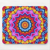 Mandala de conception de fiesta tapis de souris