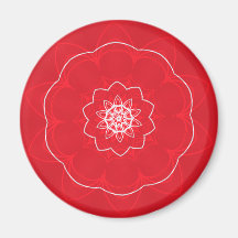 mandala de fête magnets pour réfrigérateur