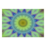 Mandala de fleur/étoile art photographique