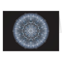 MANDALA DE GALAXIE CARTE DE VŒUX