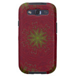 Mandala de Noël en rouge et le vert