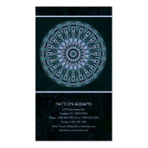 Mandala de Permascope - carte de visite vertical