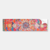 Mandala de stupéfaction de la Californie Adhésifs Pour Voiture