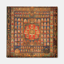 Mandala de Taizokai Aimants Pour Réfrigérateur