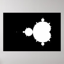 Mandelbrot original a placé 02 - affiche de fracta