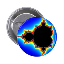 Mandelbrot original a placé 03 - fractale pin's avec agrafe