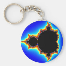 Mandelbrot original a placé 03 - fractale porte-clef