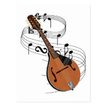 Mandoline Carte Postale