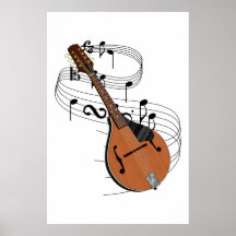 Mandoline Affiche