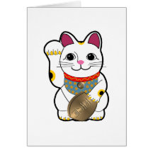 Maneki Neko Cartes De Vœux