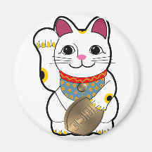 Maneki Neko Magnets Pour Réfrigérateur