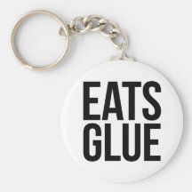Mange la colle porte-clef