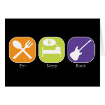 Manger-Rock de sommeil Carte