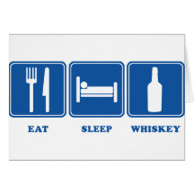 Mangez du whiskey de sommeil carte