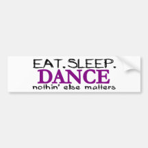 Mangez la danse de sommeil adhésif pour voiture