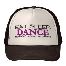 Mangez la danse de sommeil casquettes
