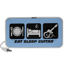 mangez la guitare de sommeil haut-parleurs portables