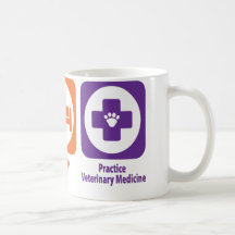 Mangez la médecine vétérinaire de pratique en mati tasses à café