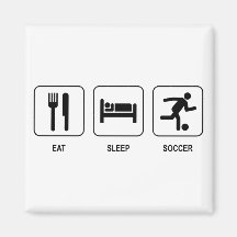 Mangez l'aimant du football de sommeil