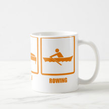 Mangez l'aviron de sommeil tasse à café