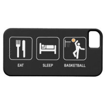 Mangez le basket-ball de sommeil coques iPhone 5 Case-Mate