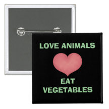 Mangez le bouton de légumes pin's avec agrafe