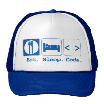 mangez le code de sommeil (le HTML) Casquettes