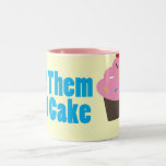 Mangez le gâteau tasses à café