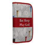 Mangez le golf de jeu de sommeil pochettes folios