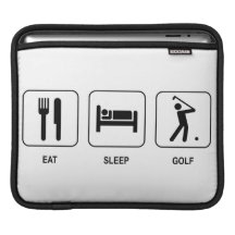 Mangez le golf de sommeil housses iPad