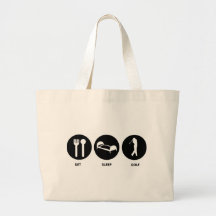 Mangez le golf de sommeil sac fourre-tout