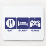 Mangez le jeu de sommeil tapis de souris