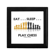 Mangez… le jeu d'échecs réfléchi d'échecs de jeu d boîtes à souvenirs