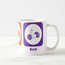 Mangez le Knit de sommeil Mug À Café