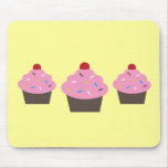 Mangez le petit gâteau tapis de souris