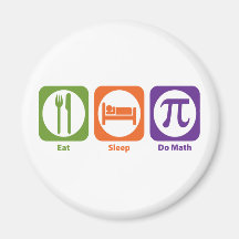 Mangez le sommeil font des maths magnets