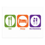 Mangez le sommeil font la chimie carte postale