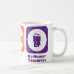 Mangez le sommeil font les ressources humaines mugs à café