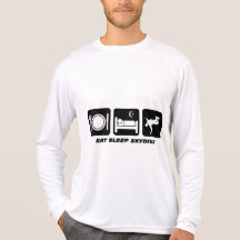 mangez le sommeil skydive t-shirts