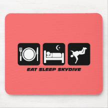 mangez le sommeil skydive tapis de souris